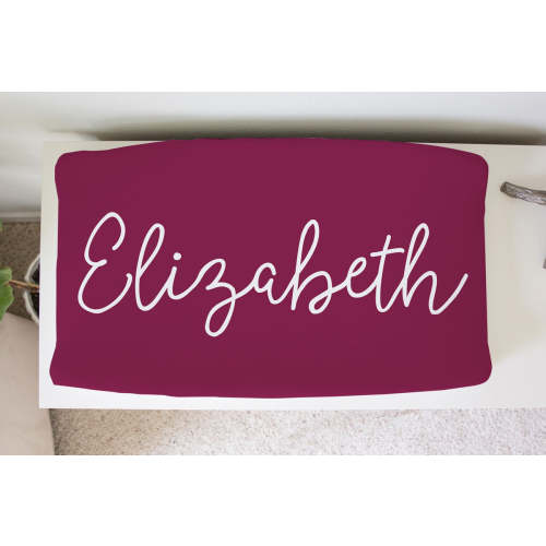 Changing Pad Cover | Centered Name