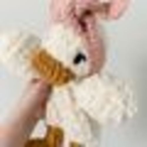 MADE TO ORDER Della Duck Lovey | Della Duck Snuggler | First Birthday Gift | Baby Shower Gift | New Baby Gift