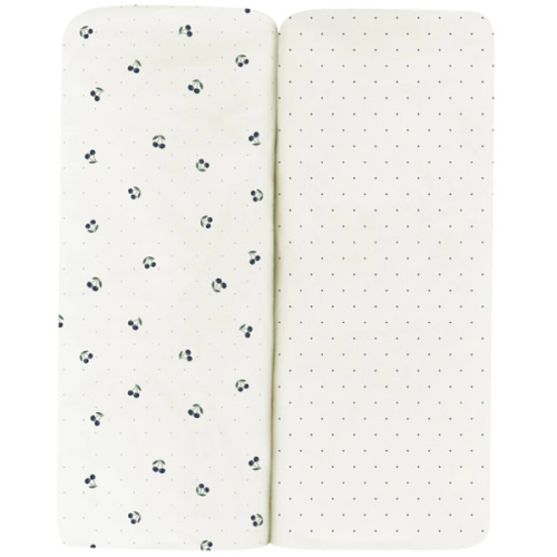 Blue Cherries Bassinet Sheet Set – Ely's & Co.