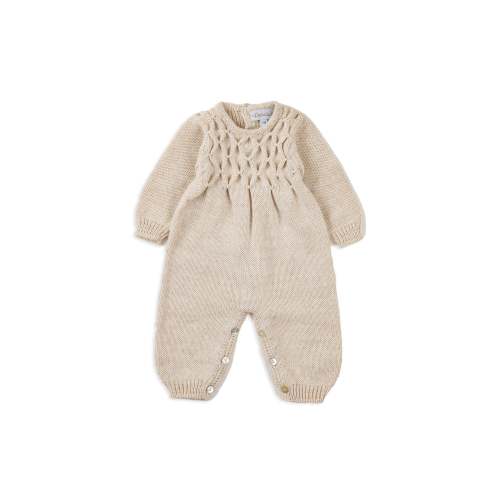 Unisex Cozy Sand Wool Romper