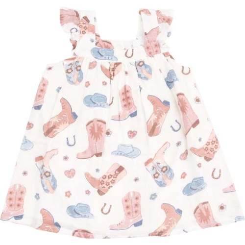 Sundress, Cowboy Boots Pink - Angel Dear | Maisonette