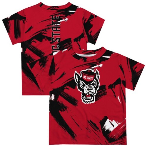 NC State Wolfpack Vive La Fete Newborn & Infant Paint Brush T-Shirt - Red