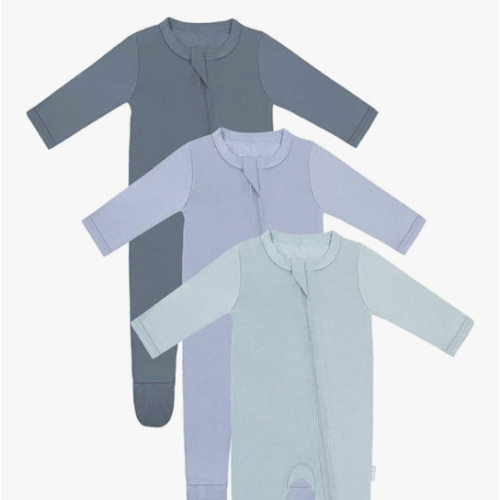 RRP Unisex Baby Footies Pajamas,Rayon Derived From Bamboo,Buttery Soft Sleep 'N Play PJs,2-Way Zipper Closure,0-18 Months