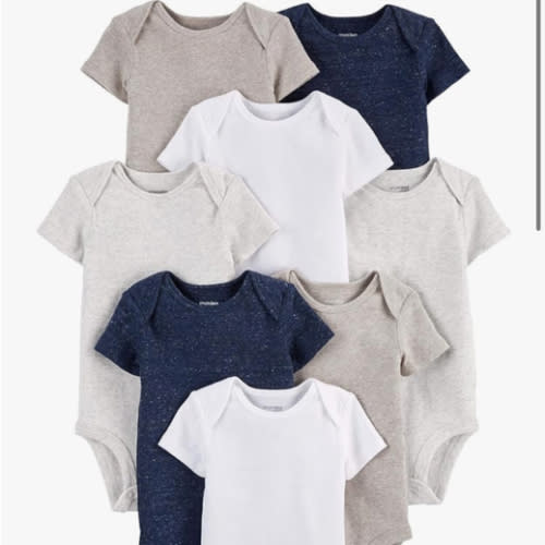 Simple Joys by Carter's unisex-baby 8-pack Short-sleeve Bodysuit