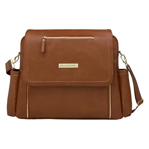 Petunia Pickle Bottom Boxy Backpack Deluxe, Diaper Bag for Parents, Stylish Baby Bag, Spacious Backpack, On-The-Go Moms, Cedar