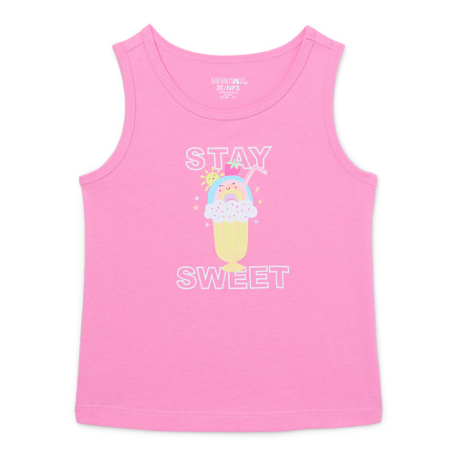 Garanimals Toddler Girl Graphic Jersey Tank, Sizes 18M-5T