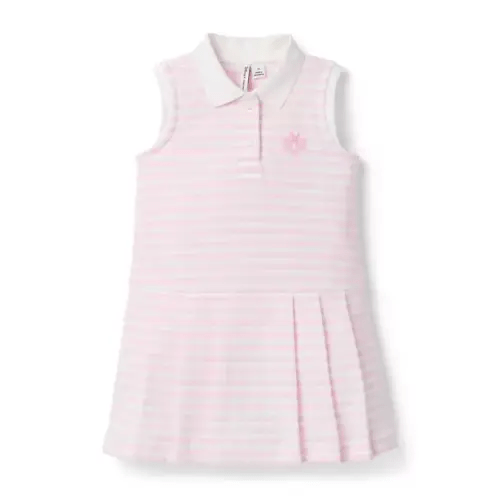 Girl Light Pink Stripe Disney Mickey Mouse Striped Dress by Janie and Jack