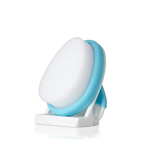 Frida Baby The 3-Step Cradle Cap System | DermaFrida The FlakeFixer | Sponge, Brush, Comb and Storage Stand for Babies with Cradle Cap - 3-Step Flake Fixer System
