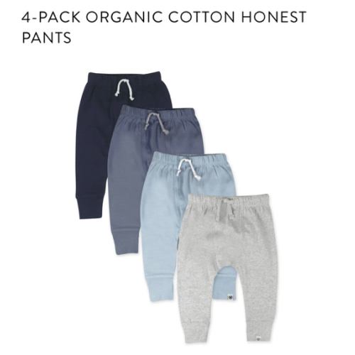 4-Pack Organic Cotton Honest Pants | Honest Baby Clothing