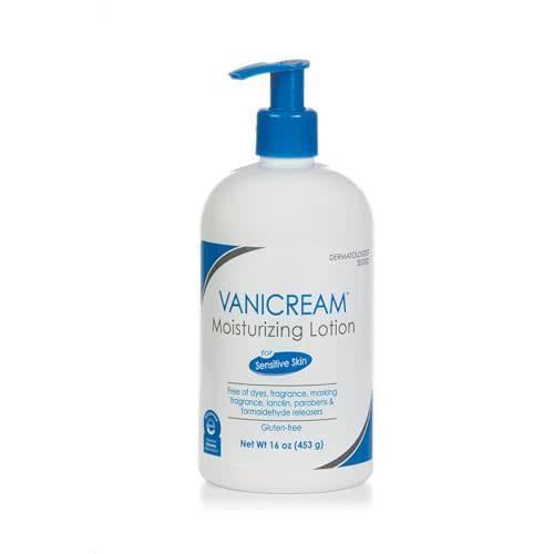 Vanicream Moisturizing Lotion with Pump | Fragrance and Gluten Free | For Sensitive Skin | 16 Ounce (Pack of 1)