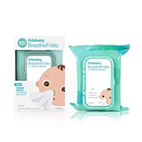 Amazon.com: Frida Baby Breathefrida Vapor Wipes for Nose or Chest, 30 Count (Pack of 1) : Baby
