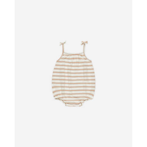 Nala Romper || Grapefruit Stripe