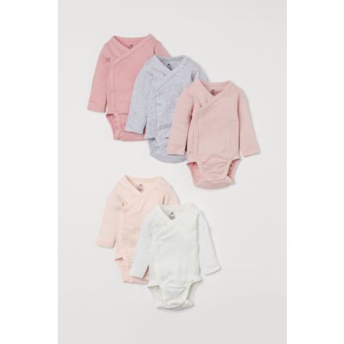 5-pack Wrapover Bodysuits