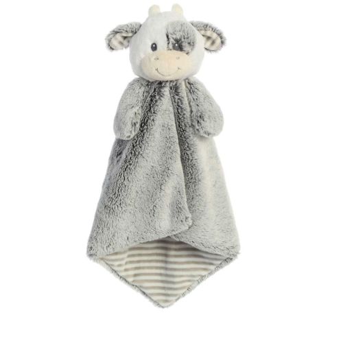 ebba Large Coby Cow Cuddlers Luvster Snuggly Baby Stuffed Animal Gray 16"