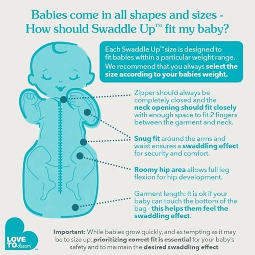 Love to Dream Swaddle, Self-Soothing Swaddles for Newborns & Babies, Sleep Sack, Swaddle Up, Baby Essentials, Baby Registry (Olive, Small (8-13lbs.))
