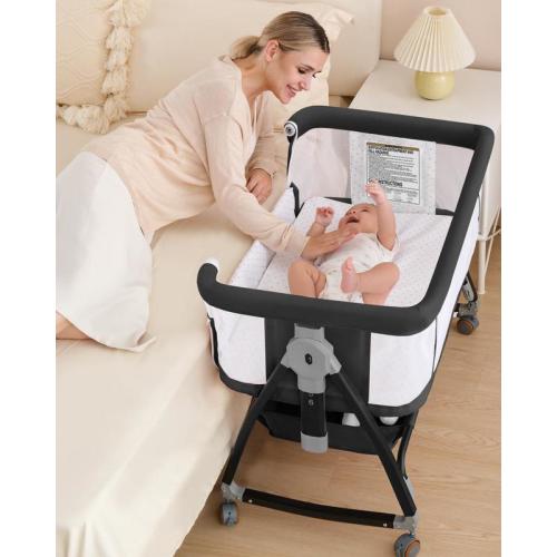 Baby Bassinet, Bassinet Bedside Sleeper with Wheels, Breathable - TikTok Shop