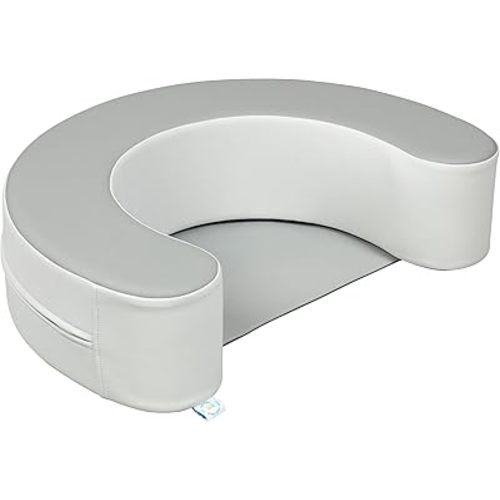ECR4Kids SoftZone Sit-Up Support Ring, Baby Essentials, Grey/Light Grey