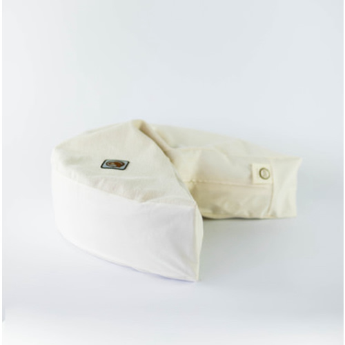 organic nesting pillow in vanilla bean