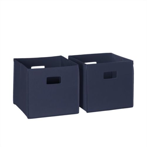 2pc Folding Toy Storage Bin Set - RiverRidge