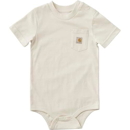 Carhartt Unisex Baby, Short-sleeve Bodysuit Pocket T-shirt