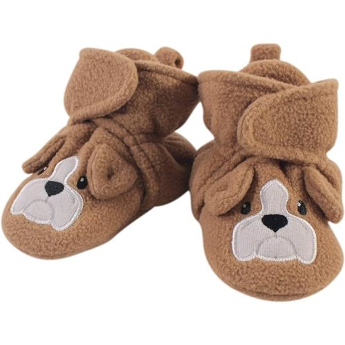 Hudson Baby Unisex-Child Cozy Fleece Booties Slipper Sock - 0-6 Months