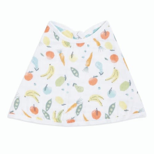 Avocado Cotton Muslin Burpy Bib | aden + anais