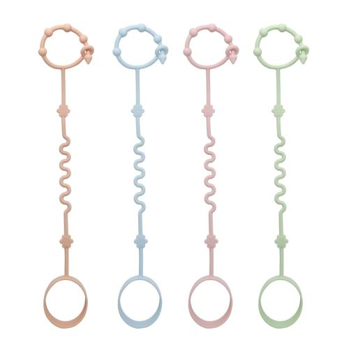 RTMOK (4Pcs) Sippy Cup Strap Keep Bottles and Sippy Cups Off The Floor, Sippy Cup Holder Strap Suitable for High Chairs, Strollers and Water Bottles- Dishwasher Safe