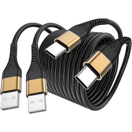 USB Type C Charger Cable Fast Charging 10ft,Extra Long 2Pack 10Foot USB A to USB-C Phone Charging Cord for Samsung Galaxy S20 S10 S10E S9 S8 Plus Note 10 9 8,Z Flip,LG V50 V40 V30 V20