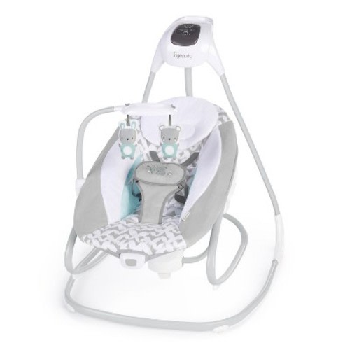 Ingenuity 2-in-1 Multi-Direction Compact Baby Swing & Rocker with Vibrations - Raylan