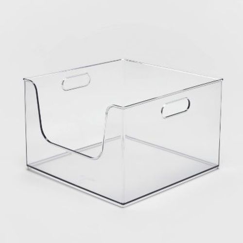 12" X 12" X 8" All Purpose Open Front Storage Bin - Brightroom™