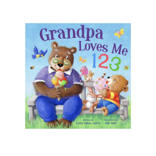 Grandpa Loves Me 123 - Story-time Rhyming Board Book for Toddlers, Ages 0-4 - Part of the Tender Moments Series - A Sweet Rhyming Story that's Perfect for Reading Together