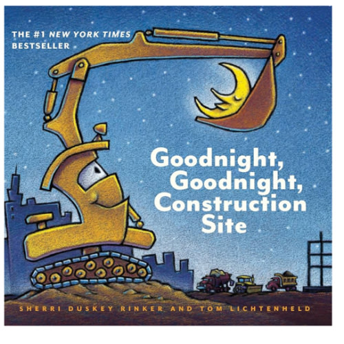 Goodnight, Goodnight Construction Site (Board Book for Toddlers, Children's Board Book)