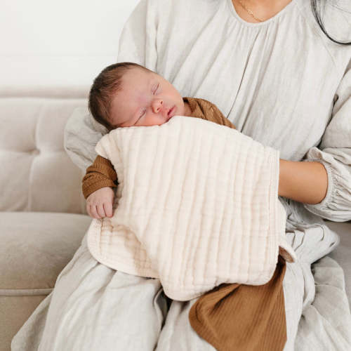 Cloud Muslin™ Burp Cloth 2 Pack - Cream – Lou Lou & Company