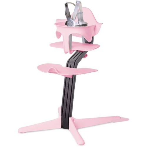 Nomi Highchair - Pink/Black Oak