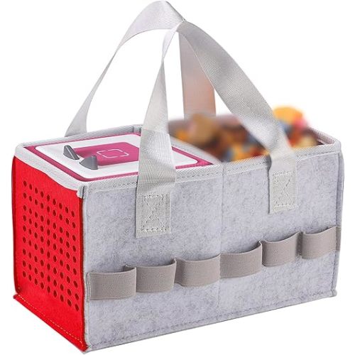 Case for Toniebox Starter Set - Bag for Tonies Box (Red)