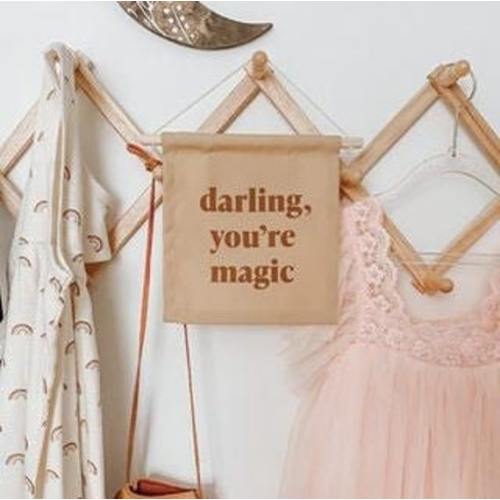 Darling You're Magic Hang Sign Mini Wall Hanging - Etsy