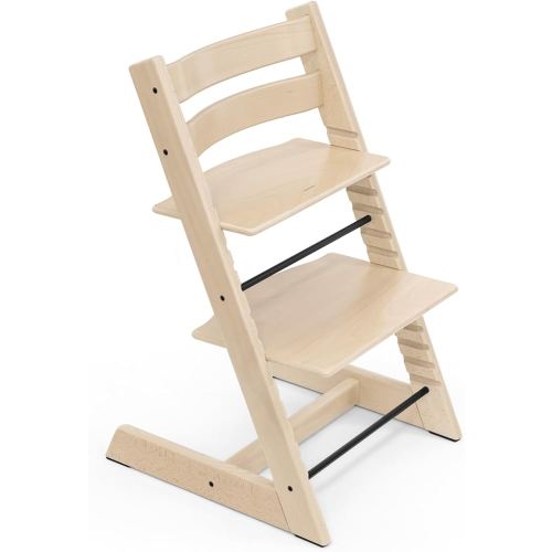 Tripp Trapp Chair from Stokke, Natural - Adjustable, Convertible Chair for Toddlers, Children & Adults - Convenient, Comfortable & Ergonomic - Classic Design