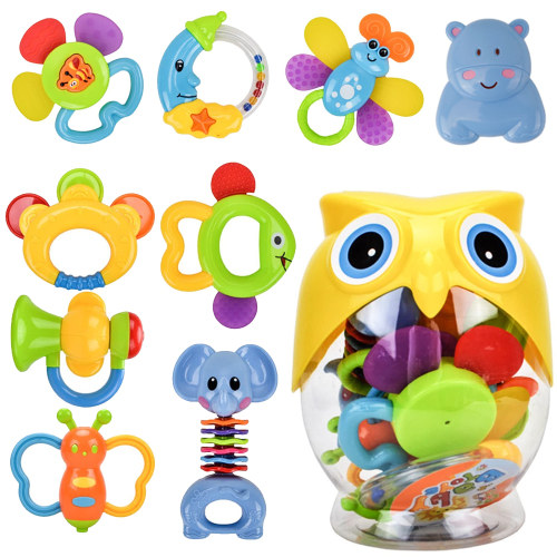 Baby Gift Set, Baby Shower Gifts for Boys, 8PCS Unique Shower Basket  Essential Stuff with Blanket Baby Socks & Elephant Rattle Toy Milestones  Set