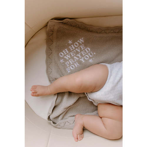 Oh How We've Prayed For You Knit Blanket – OUR HOUSE ABOVE