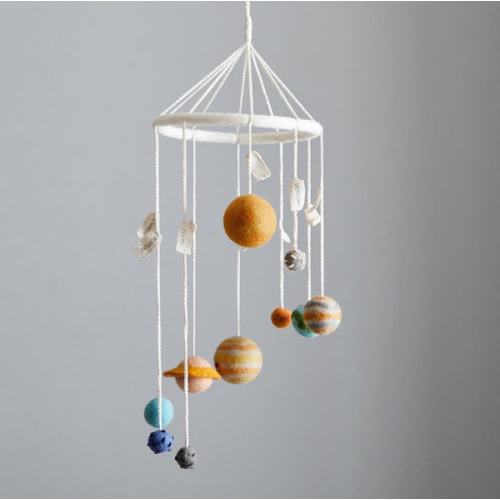 Wool Planet Ceiling Mobile