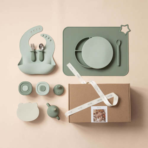 Personalized First Bites Gift Set (Sage/Mint)