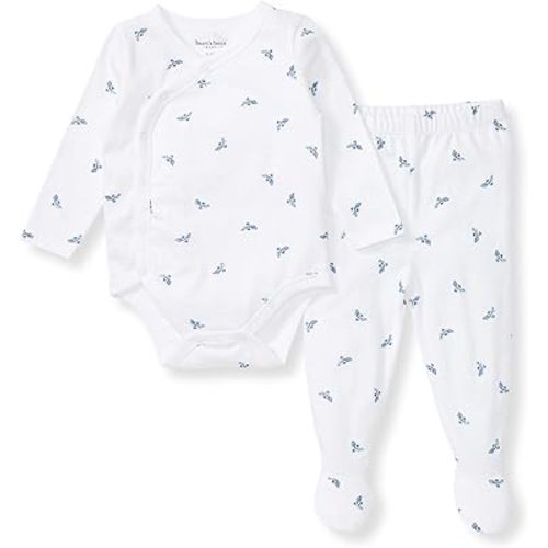 Burt's Bees Baby Unisex Baby Bodysuit & Pant Set, 100% Organic Cotton