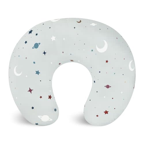 DAYEEBALL Nursing Pillow Cover, Removable Nursing Covers for Breastfeeding Pillows, Stretchy and Soft Fit for Baby Girls Boys Newborn, Starry Sky (Only Cover)