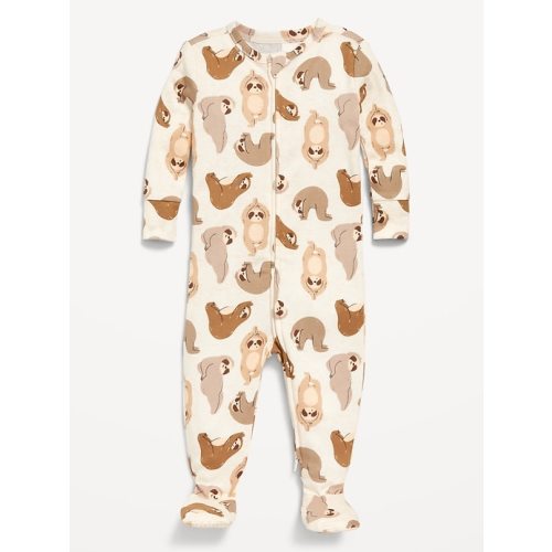 Snug-Fit 2 Way Zip Footed One-Piece for Baby