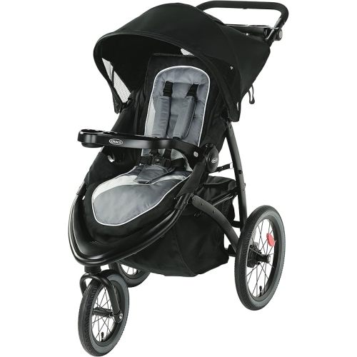 Graco FastAction Jogger LX Stroller - Drive, Convenient One-Hand Fold, Infant Car Seat Compatible, Ideal for Parents on The Go