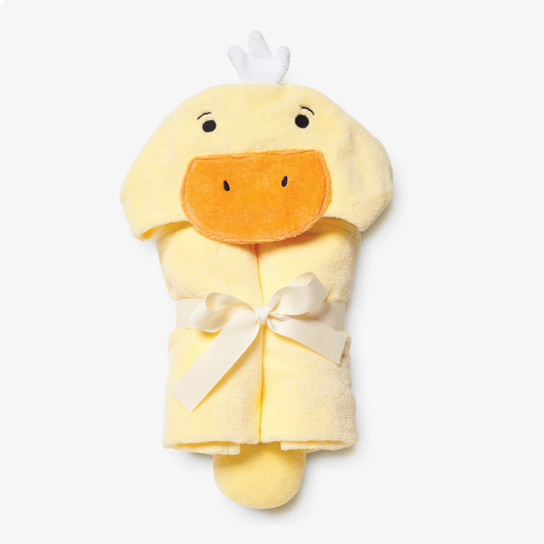 Yellow Duckie Hooded Baby Bath Wrap – Elegant Baby