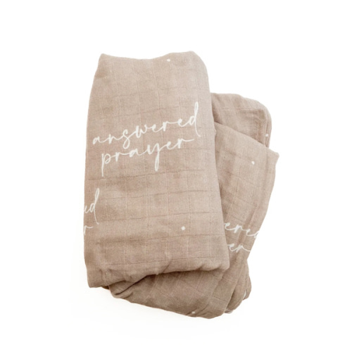 Answered Prayer Swaddle Blanket – OUR HOUSE ABOVE