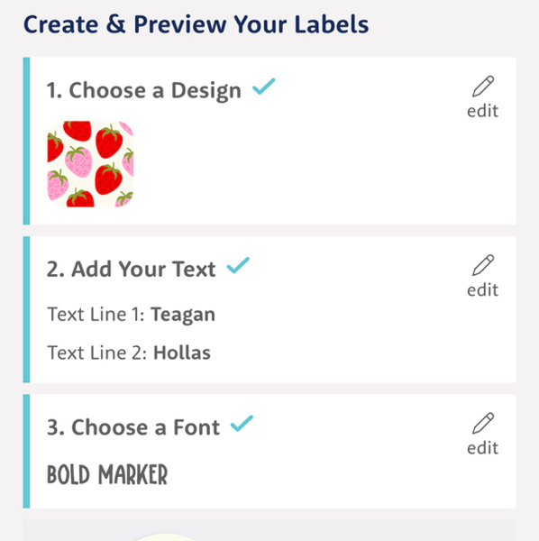Daycare Name Labels Combo Pack