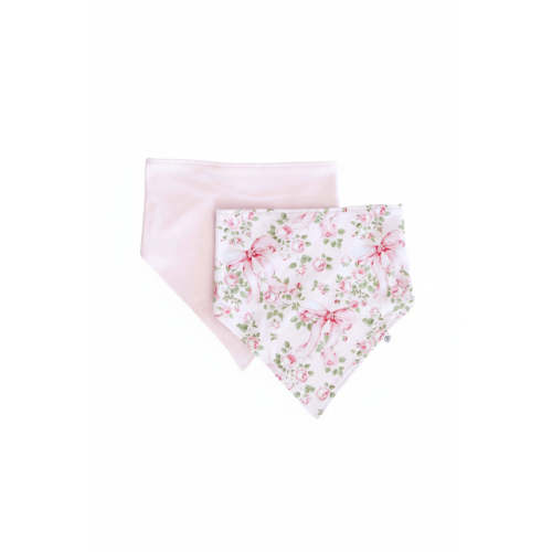 Bows in Bloom 2pc Bandana Bibs