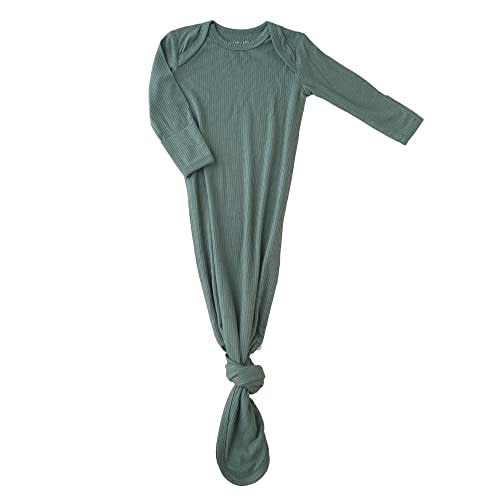 Wallaby Kids Extra Tall Knotted Baby Gown, Super Soft Viscose from Bamboo Newborn Sleeper for Baby Girl and Boy